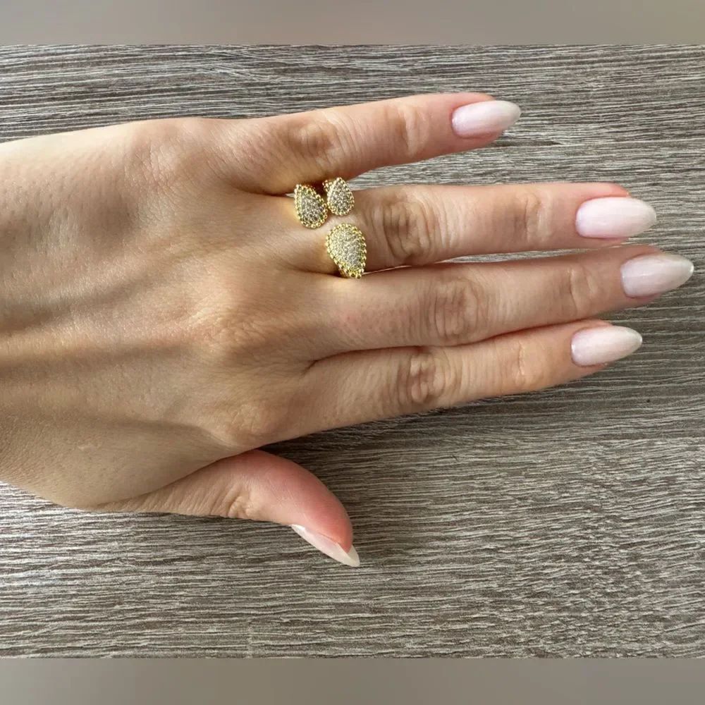 Statement leaf ring N504 - Picture 4 of 4